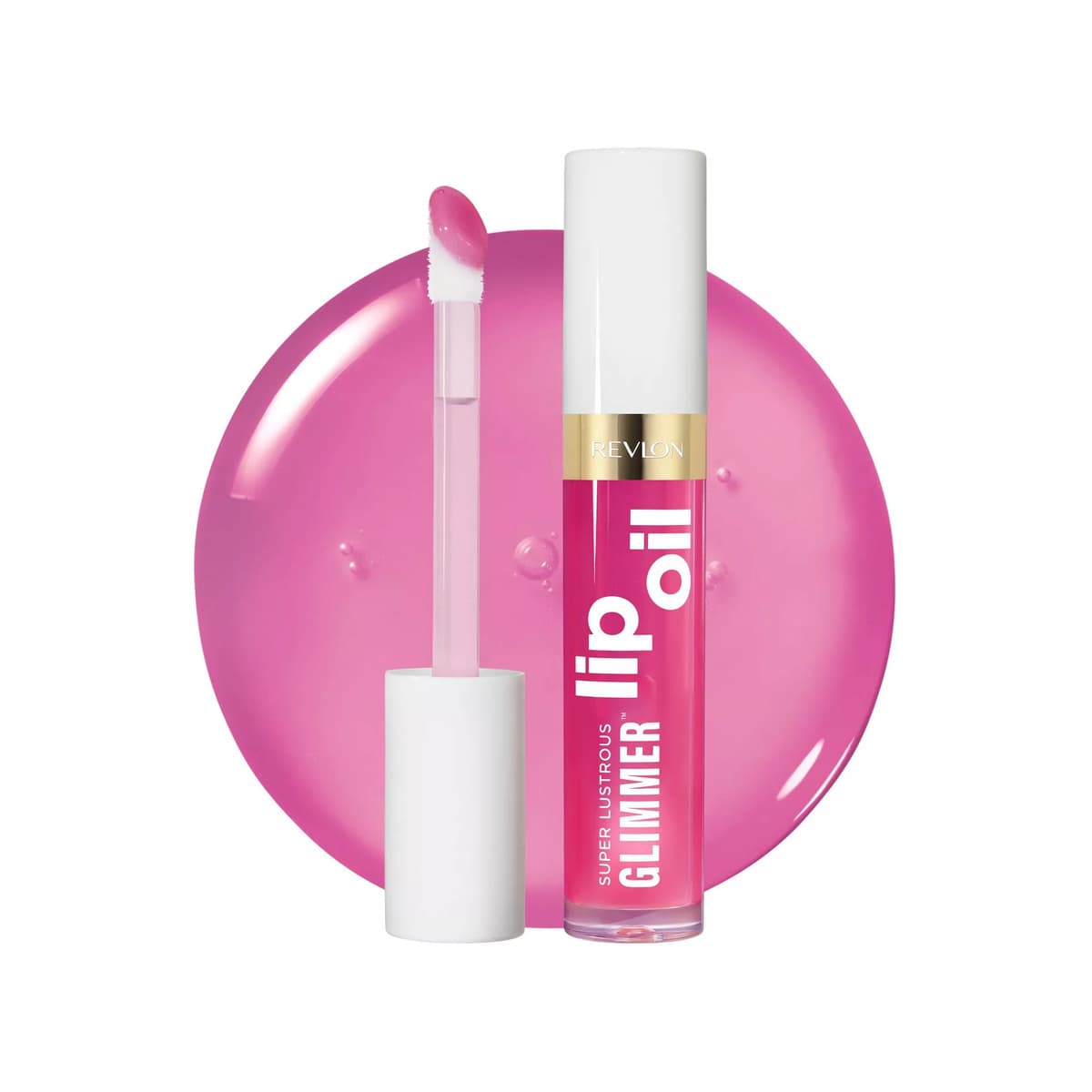 Super Lustrous Glimmer Lip Oil - Moisturizing, Gone Rose