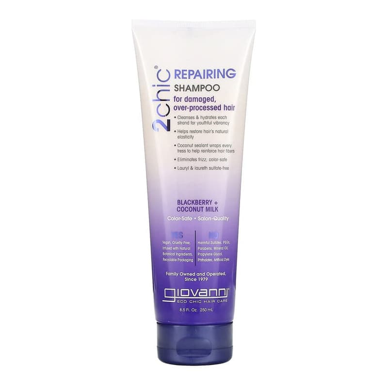 2chic, Repairing Shampoo, For Damaged, Over-Processed Hair, Blackberry + Coconut Milk