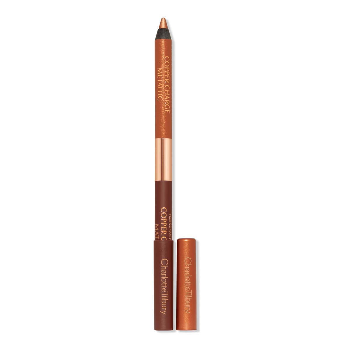 Matte & Metallic Double Ended Eyeliner, Copper Charge