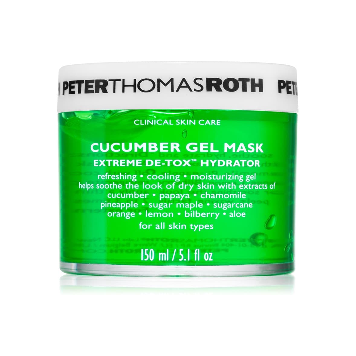 Cucumber De-Tox Gel Mask
