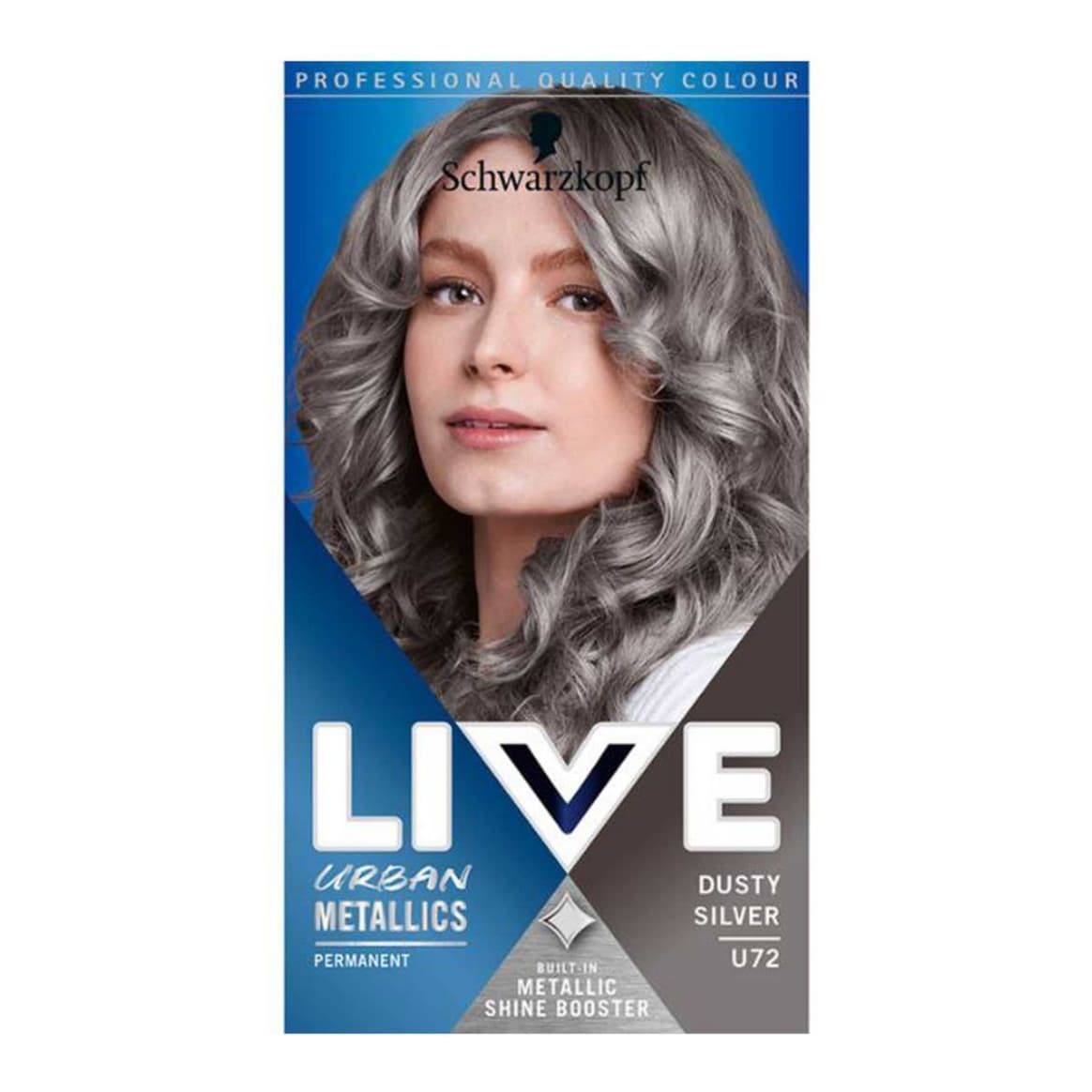 LIVE Dusty Silver U72 Permanent Hair Dye