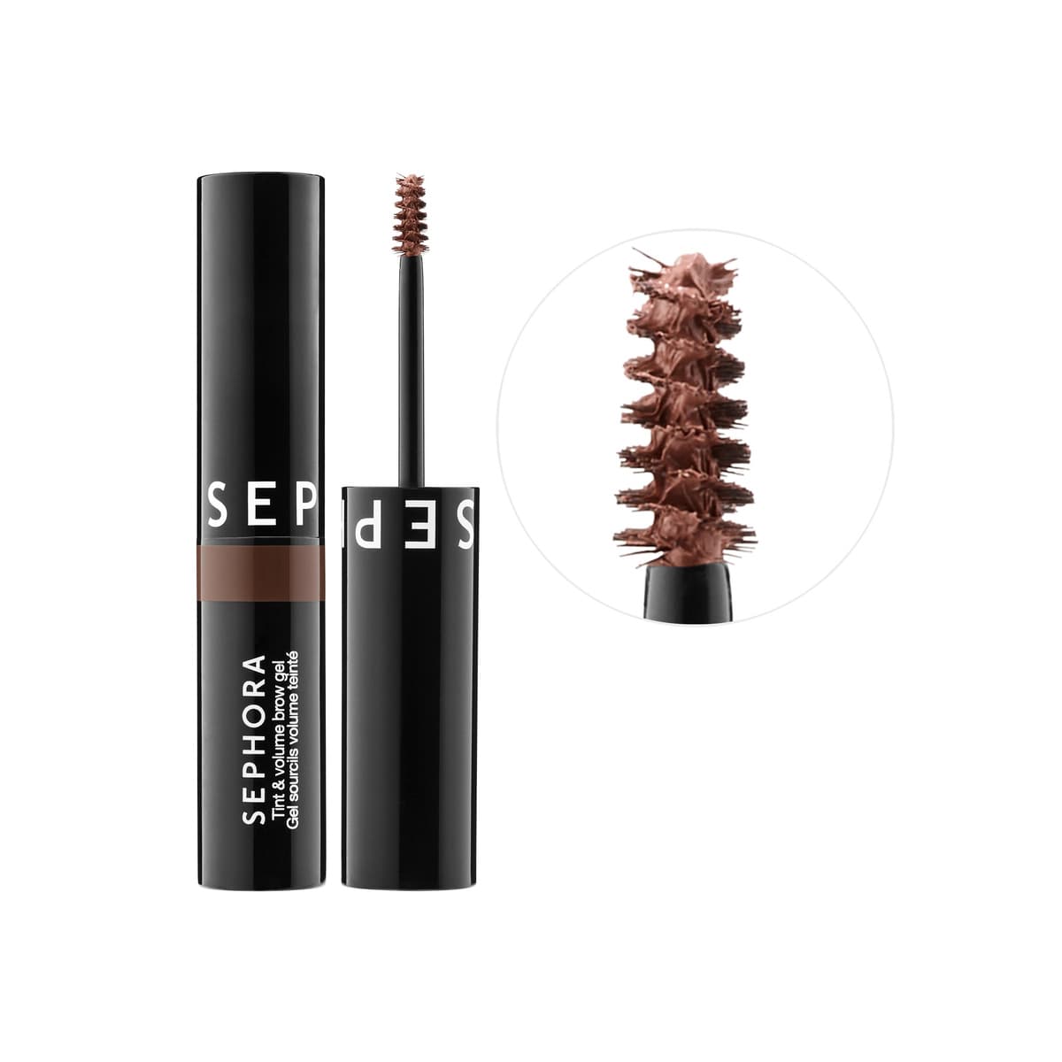 Tinted Volumizing Eyebrow Gel, #08 Chocolate Brown