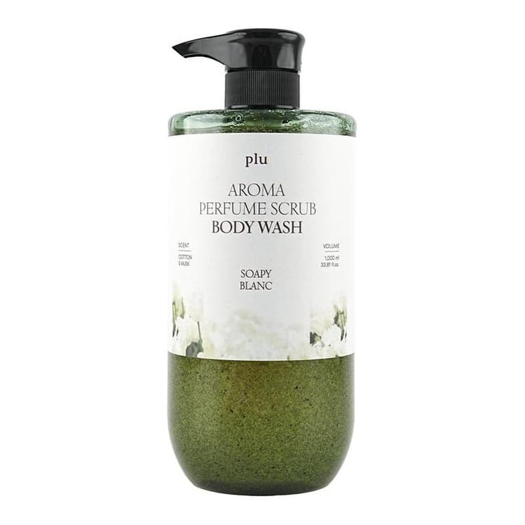 Aroma Perfume Scrub Body Wash Soapy Blanc