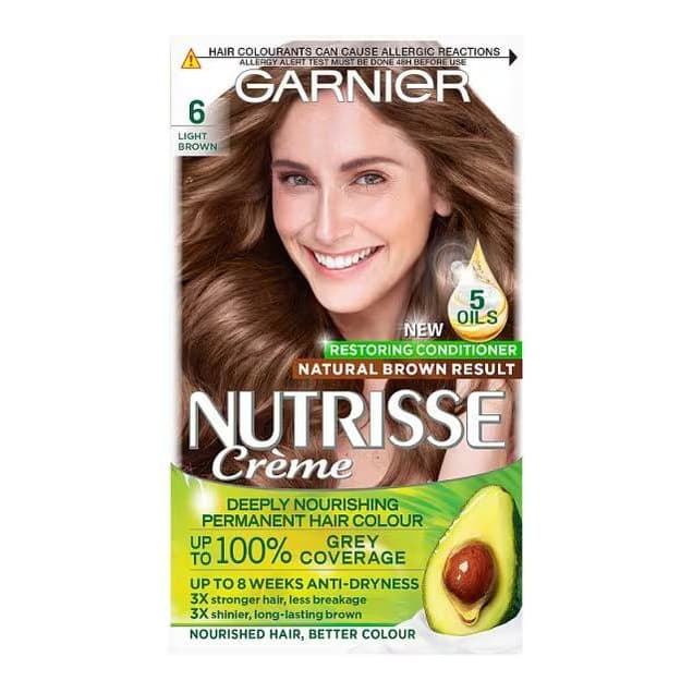 Permanent Hair Dye Light Brown 6