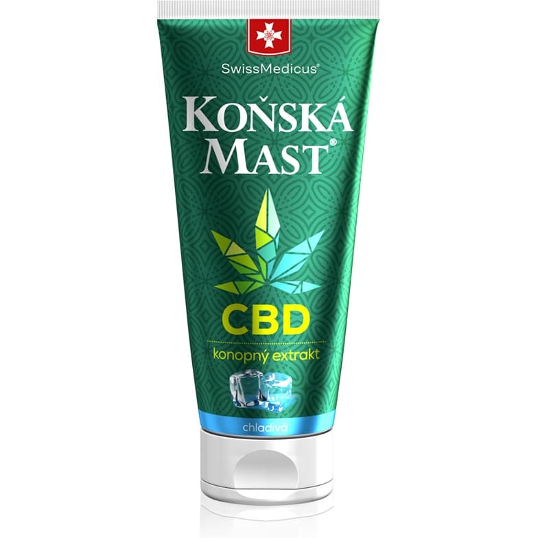 Horse ointment with CBD cooling