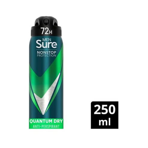 Men Nonstop Protection Anti-Perspirant Aerosol Quantum Dry