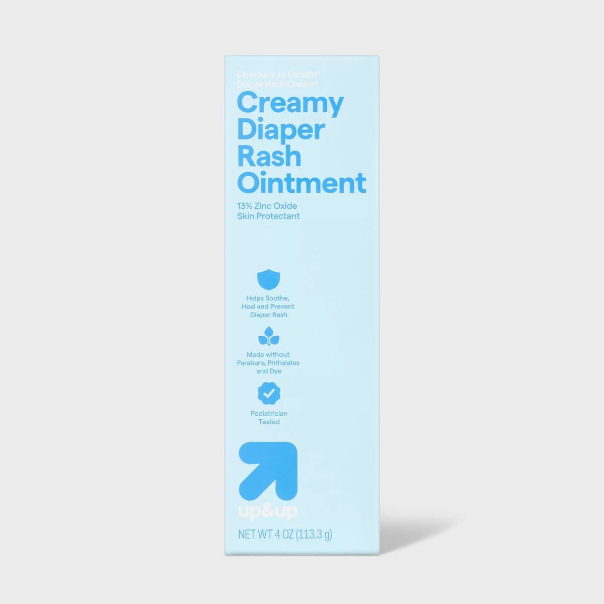 Creamy Diaper Rash Ointment - Zinc Oxide Aloe & Vitamin E - - up&up™