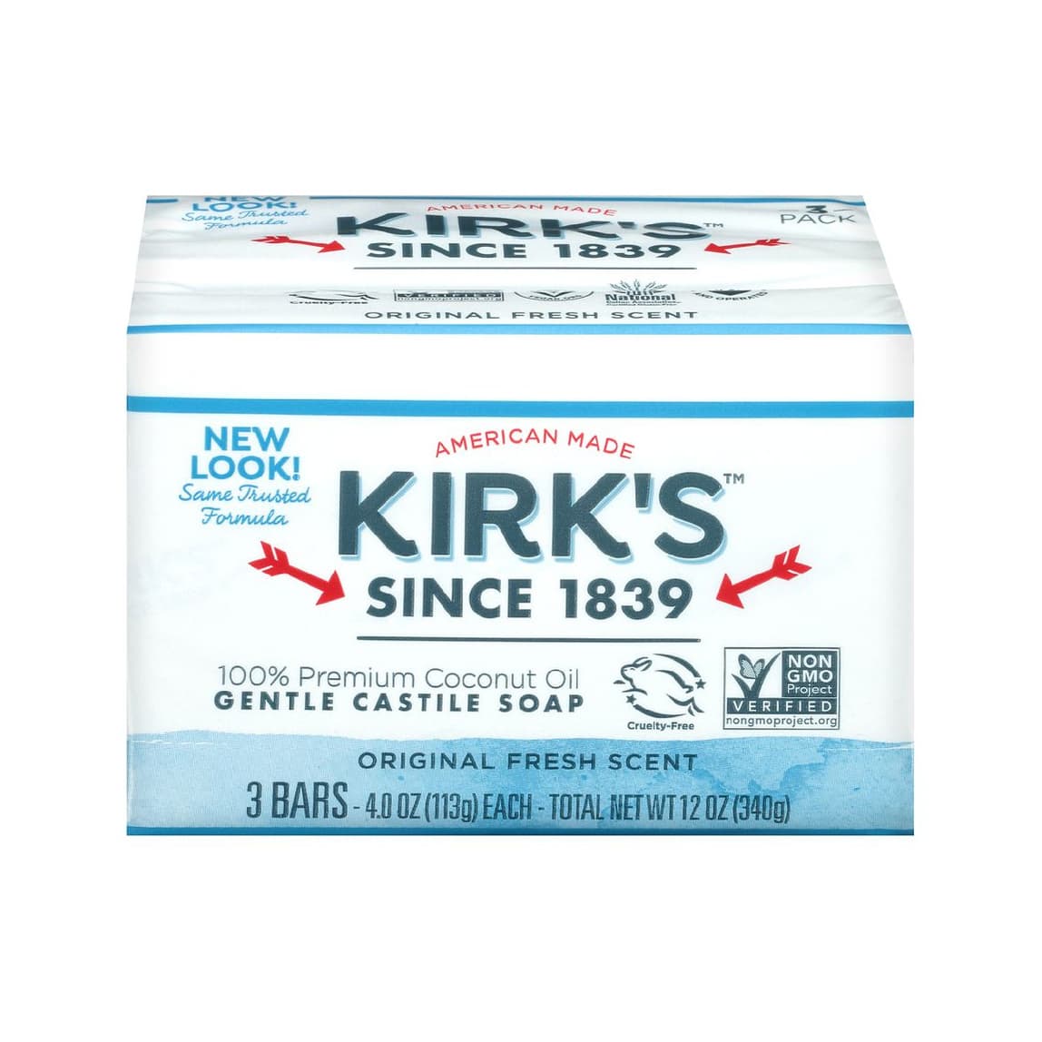 100% Coconut Oil Bar Soap Original