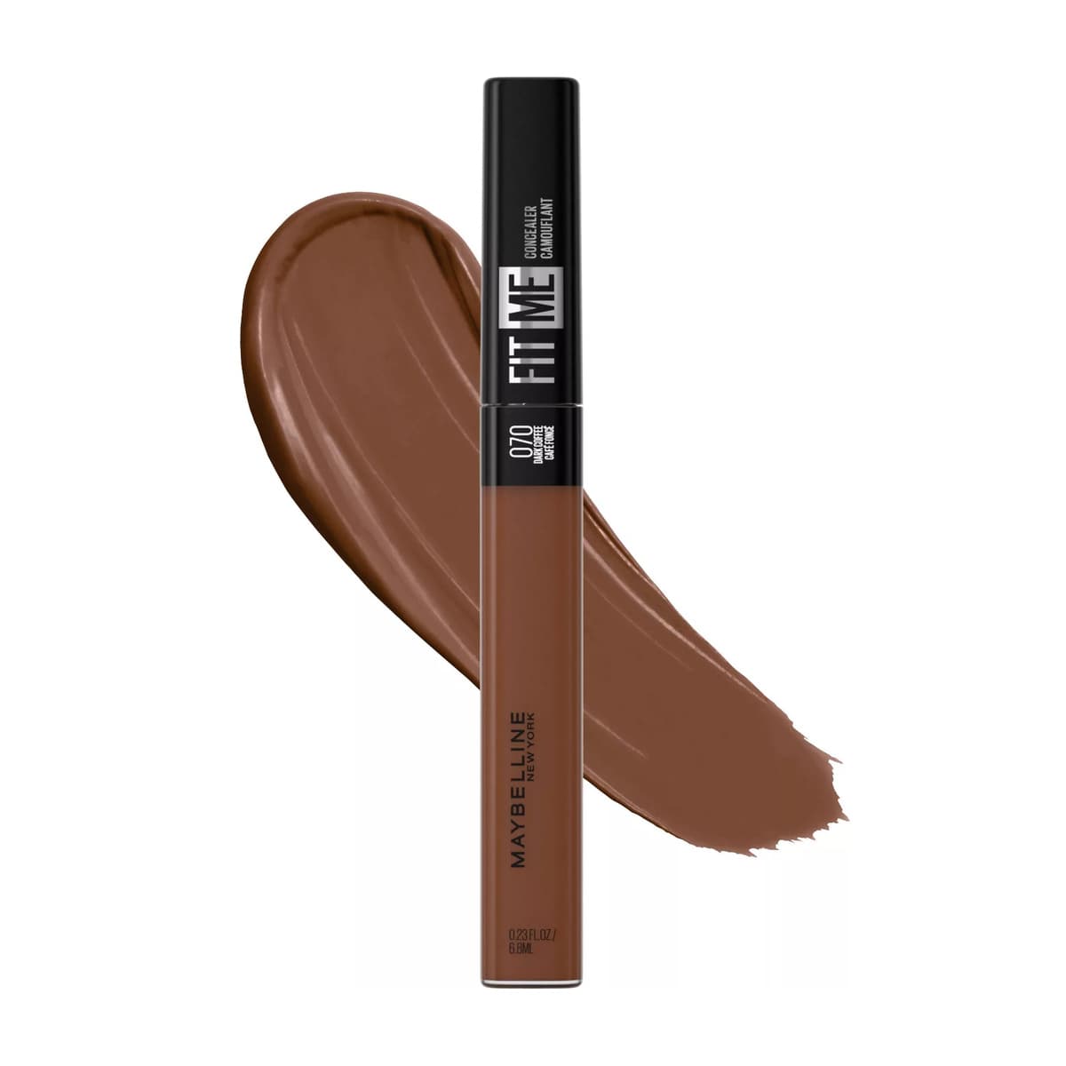Fit Me Liquid Oil-Free, Fragrance-Free, Dermatologist Tested Concealer, #70 Dark Coffee