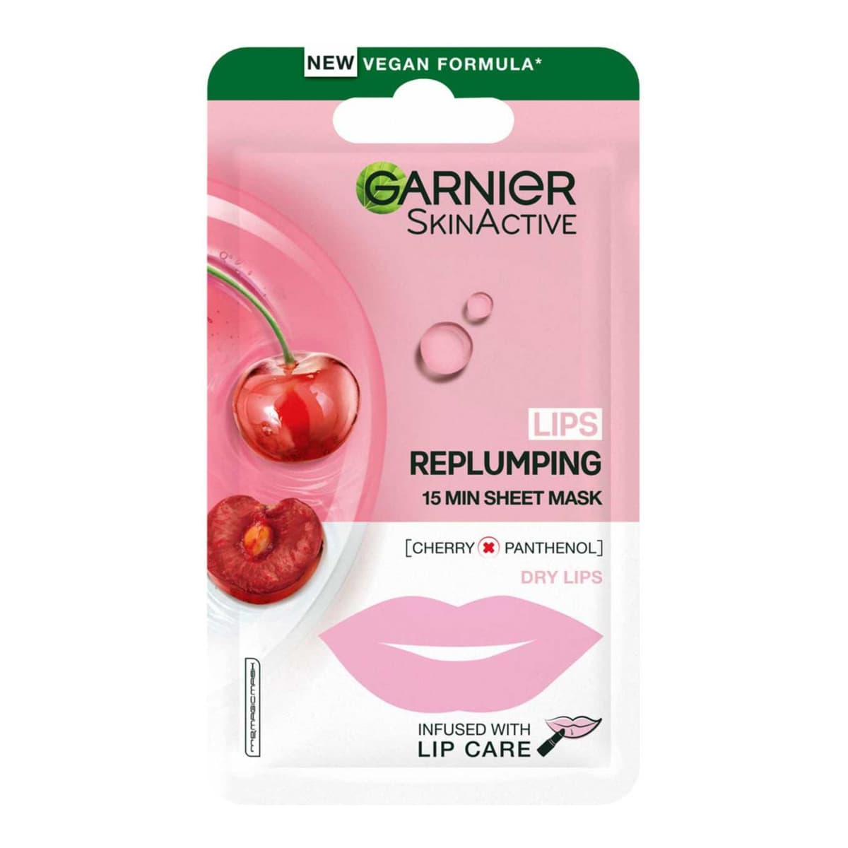 Cherry and Panthenol Replumping Lip Sheet Mask