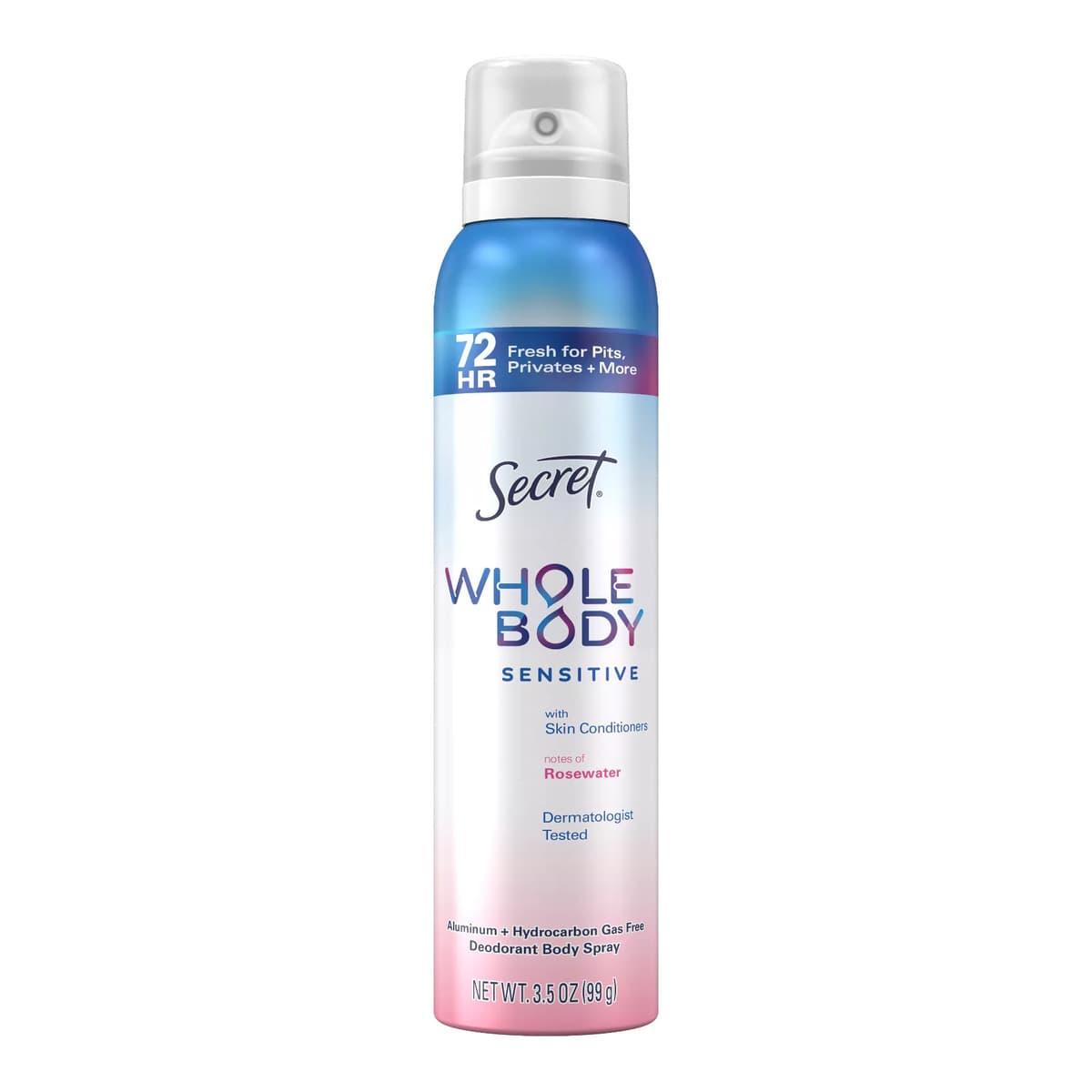 Whole Body Deodorant Spray - Rosewater