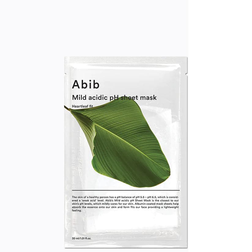 Mild Acidic pH Sheet Mask Heartleaf Fit