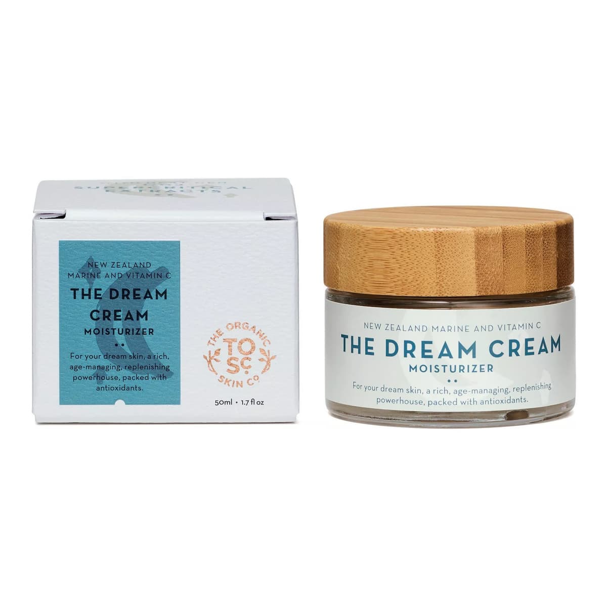Dream Cream New Zealand Marine and Vitamin C Serum, The Organic Skin Co