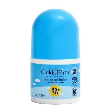 SPF 50+ Roll-On Sun Lotion Fragrance Free Sunscreen for Kids & Sensitive Skin