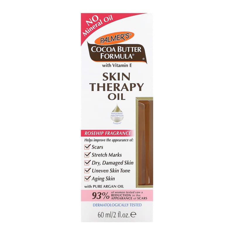 Cocoa Butter Formula with Vitamin E, Skin Therapy Oil, Rosehip