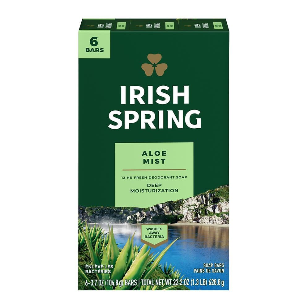 Deodorant Bar Soap for Men Aloe Mist