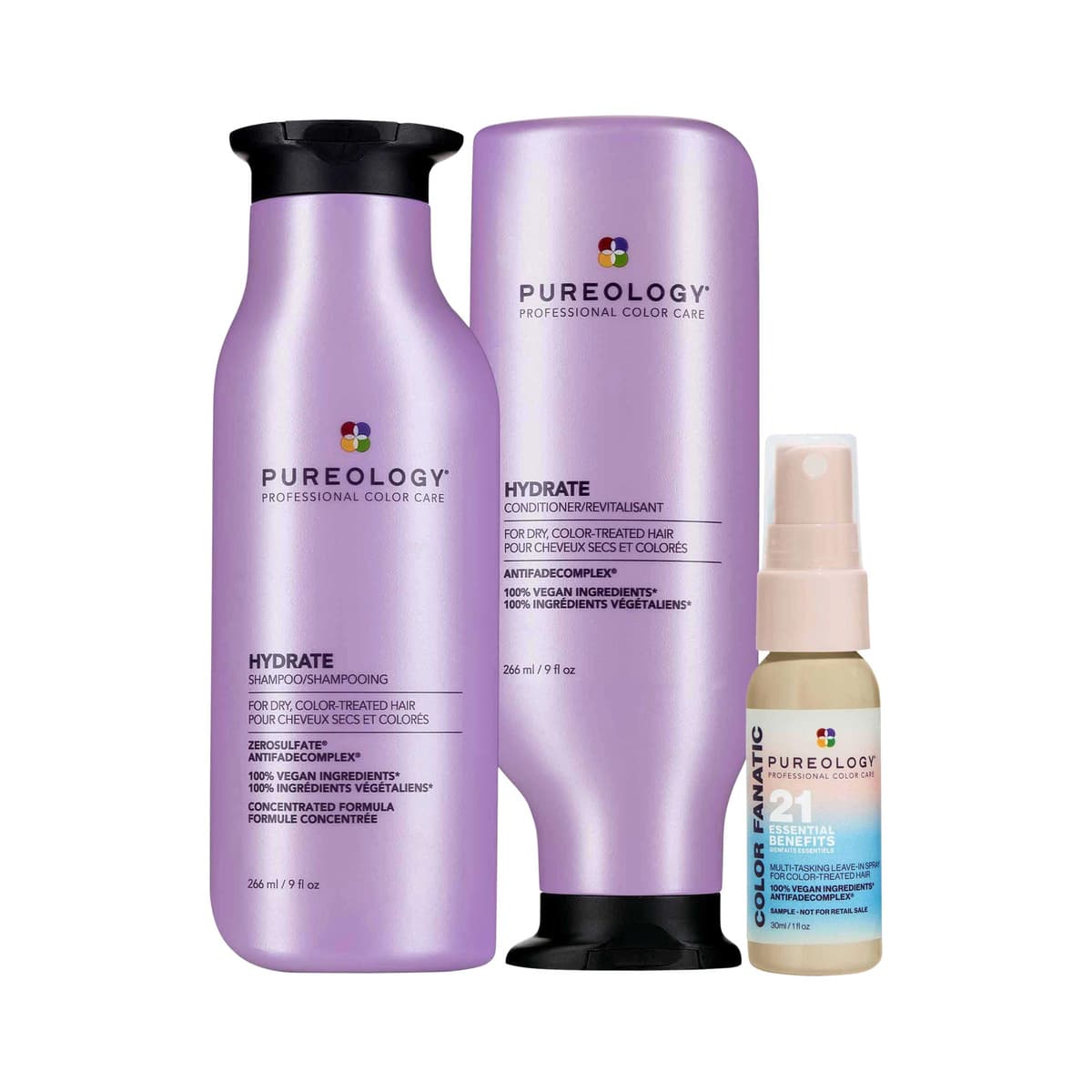 Hydrate and Color Fanatic Hair Set for Dry Hair