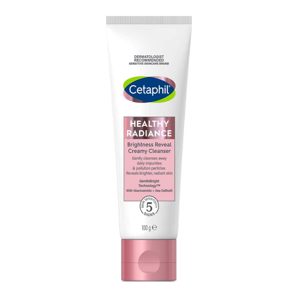 Healthy Radiance Reveal Creamy Cleanser, Face Wash with Vitamin B3