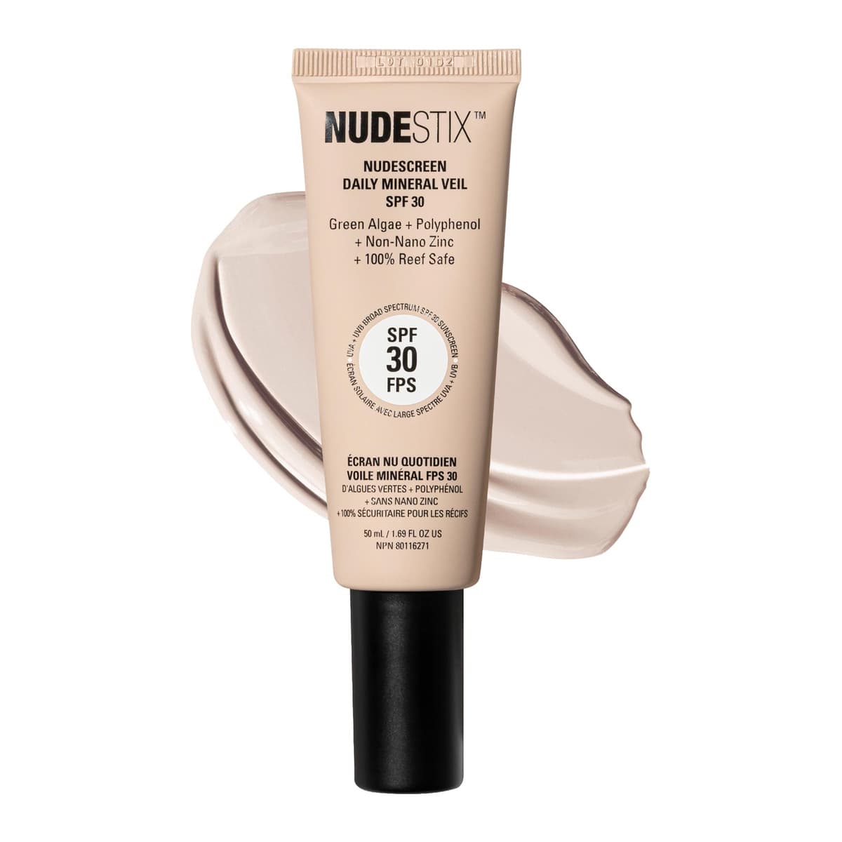 Nudescreen Daily Mineral Face Veil SPF 30, Cool Dewy
