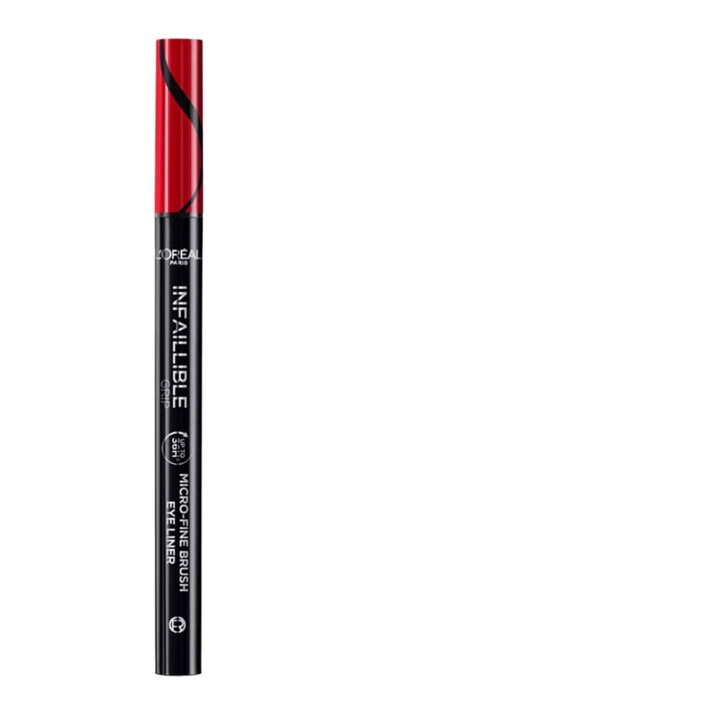 Paris Infallible Grip Micro Fine 0.01mm 36H Eyeliner Obsidian Black, obsidian black