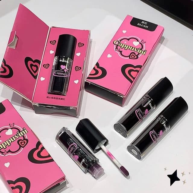 Heart Bubble Color Changing Liquid Blusher