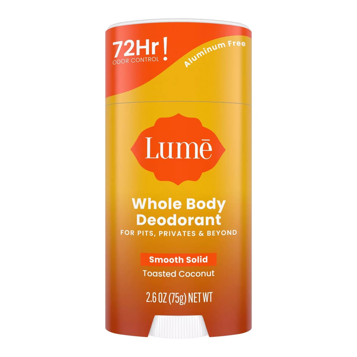 Whole Body Women's Deodorant - Smooth Solid Stick - Aluminum Free - Toasted Coconut Scent
