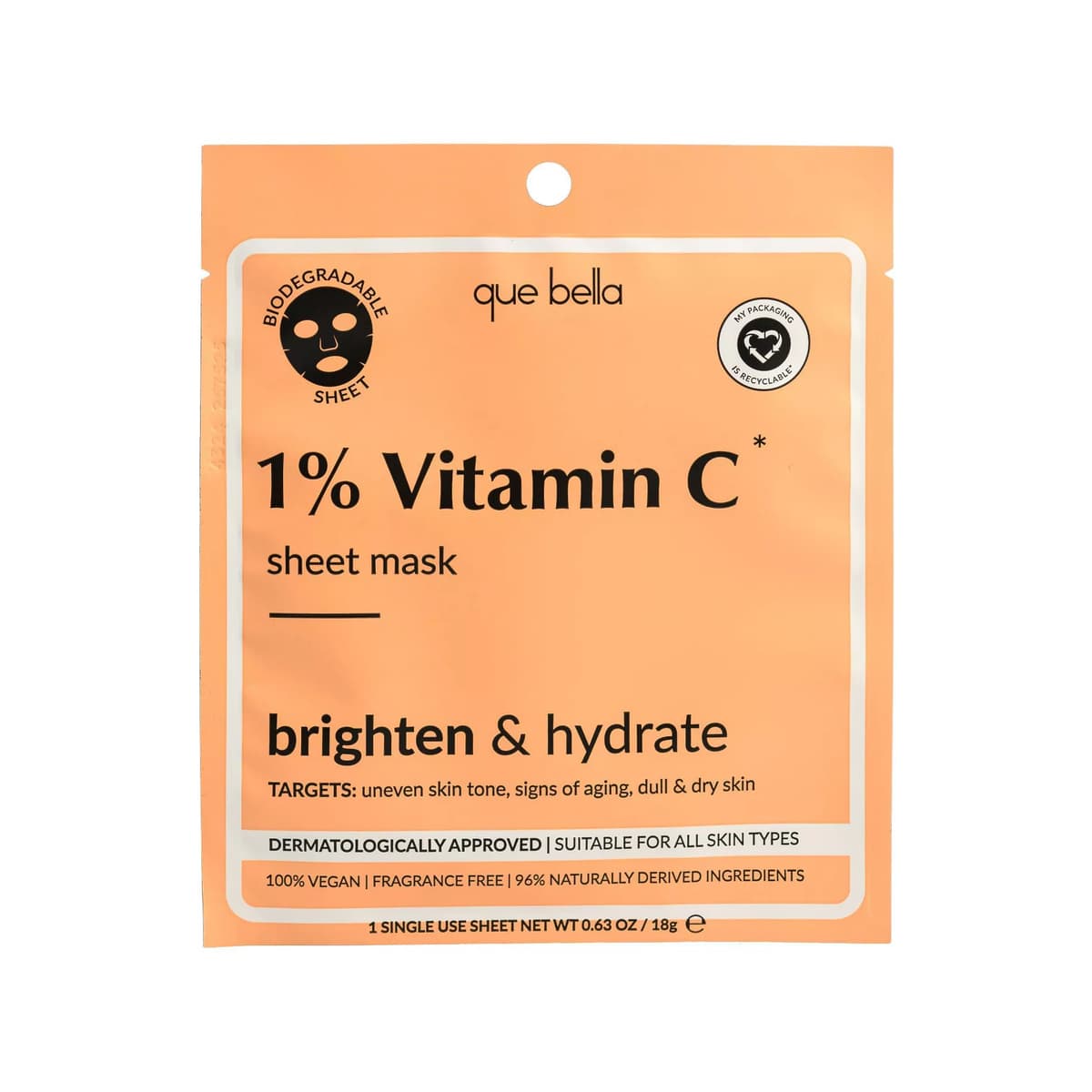 1% Vitamin C Sheet Mask