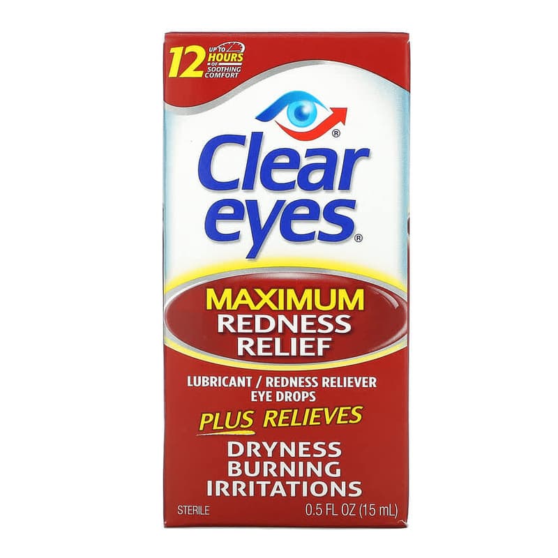 Maximum Redness Relief, Lubricant/Redness Reliever Eye Drops