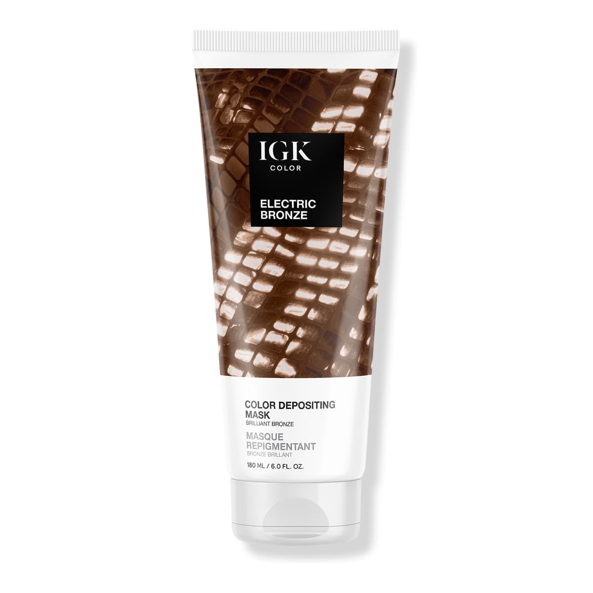 Color Depositing Conditioning Hair Mask, Electric Bronze