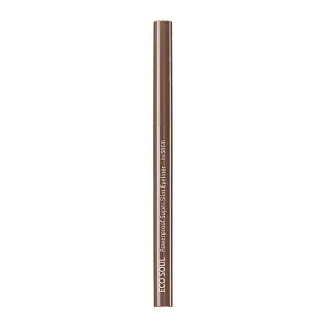 Eco Soul Powerproof Super Slim Eyeliner, #BR03 Teddy Brown