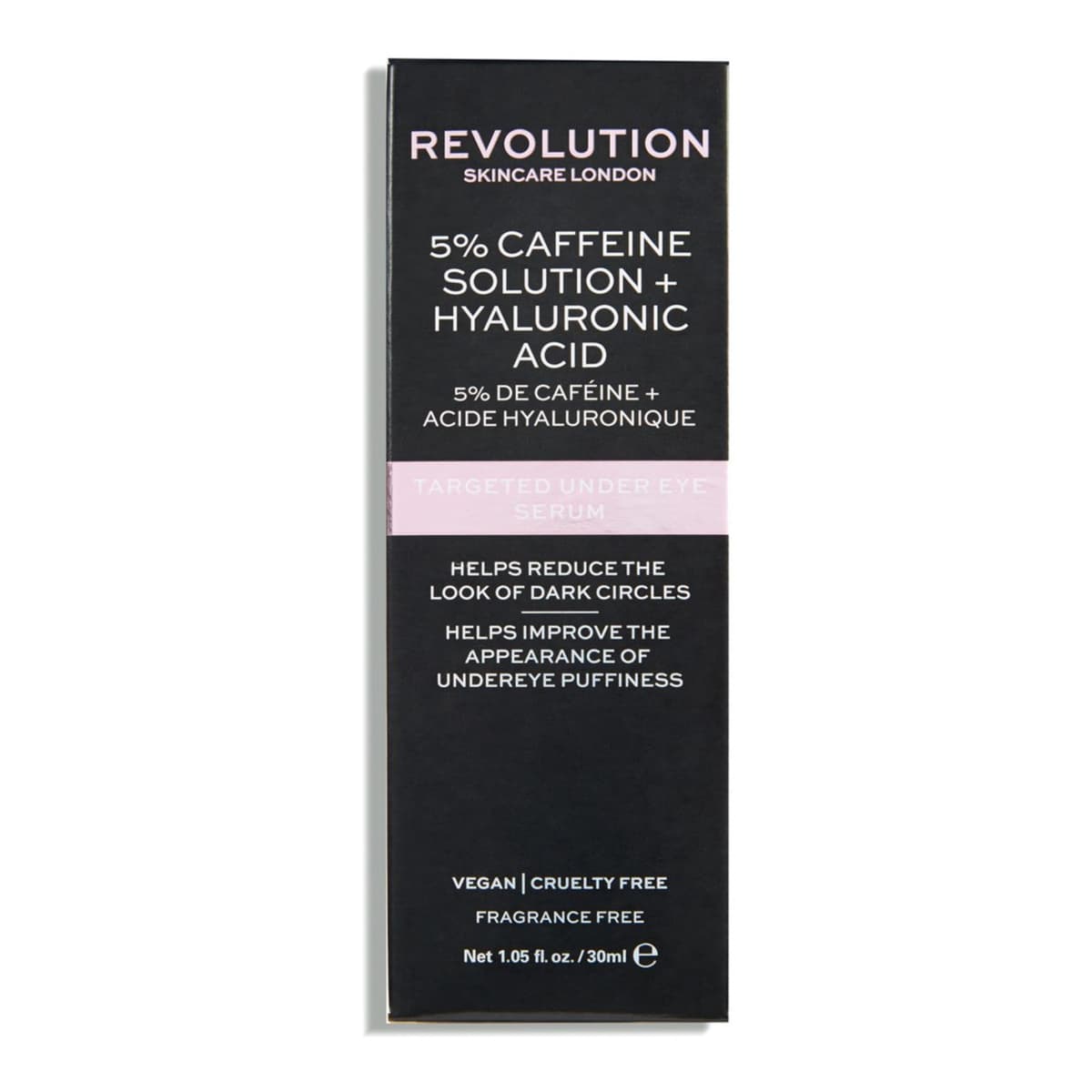 Skincare 5% Caffeine Solution + Hyaluronic Acid Targeted Under Eye Serum