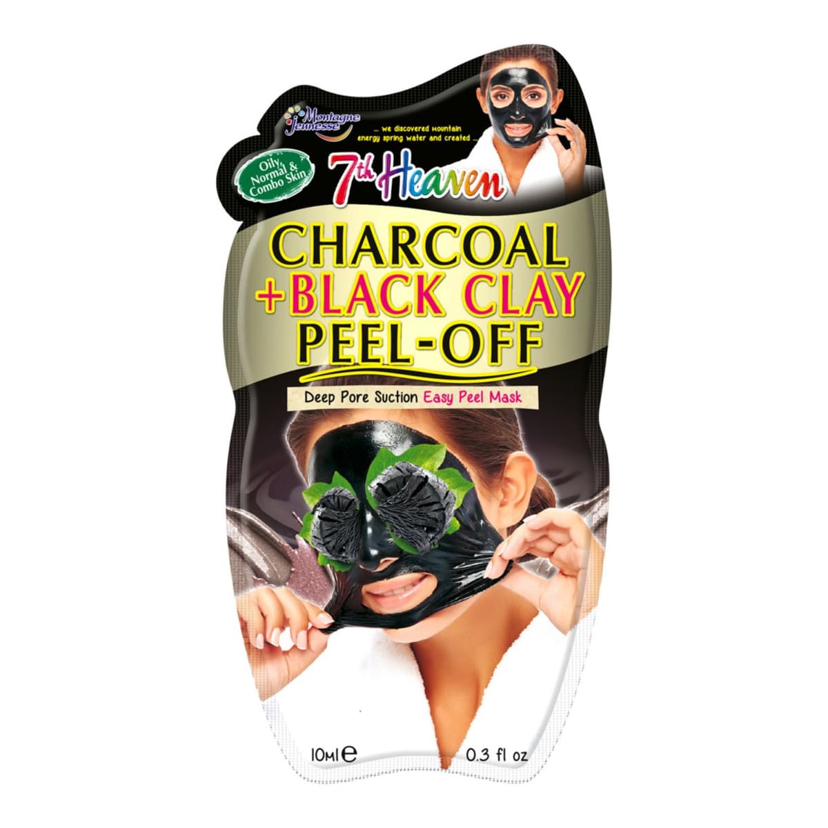 7th Heaven Charcoal & Black Clay Peel Off Mask