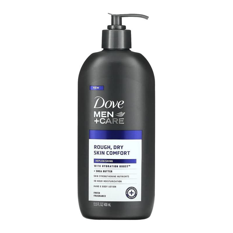 Men+Care, Hand & Body Lotion, Rough, Dry Skin Comfort, Fresh