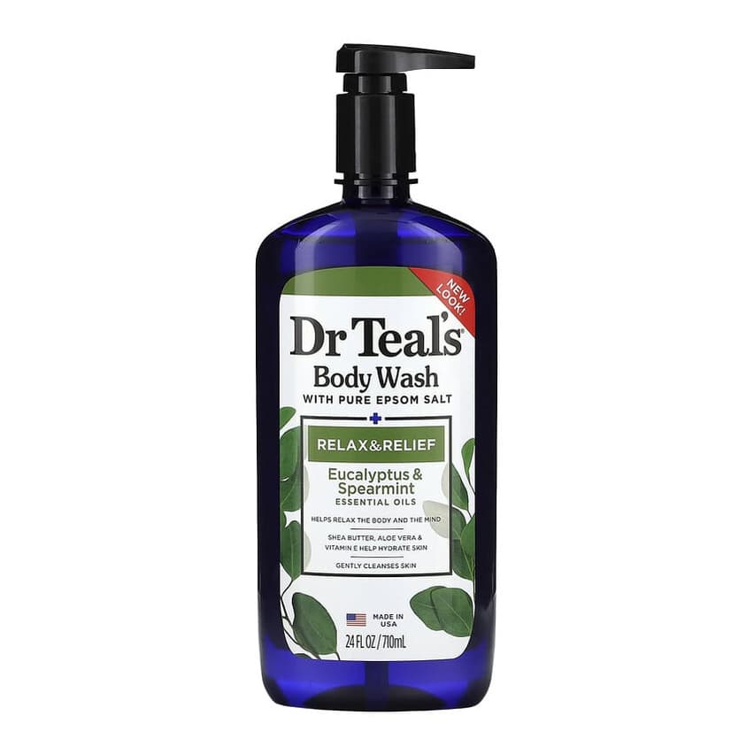 Body Wash With Pure Epsom Salt, Eucalyptus & Spearmint