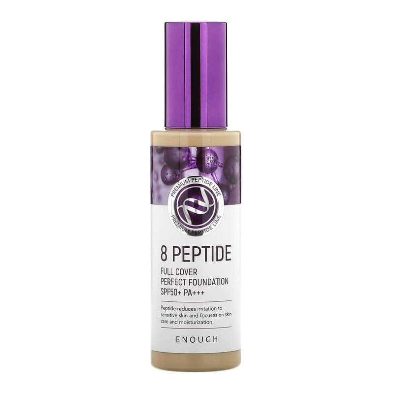 8 Peptide, Full Cover Perfect Foundation, SPF 50+ PA+++, #21