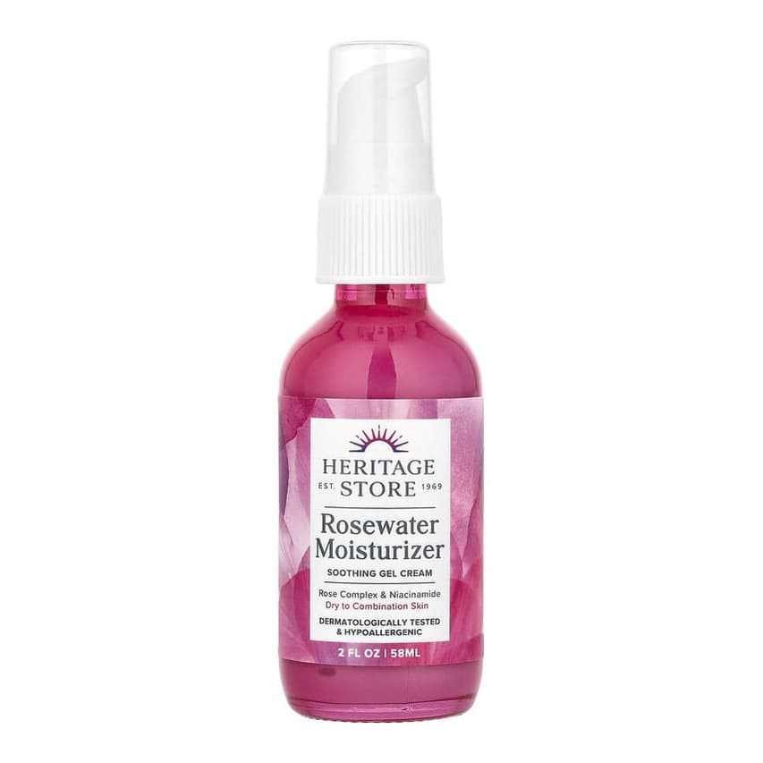Rosewater Moisturizer, Dry To Combination Skin