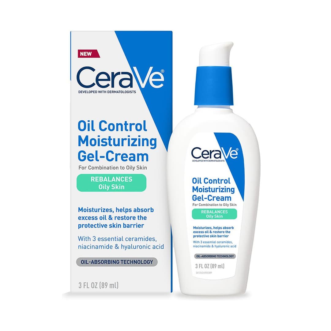 Oil Control Moisturizing Gel-Cream, Face Moisturizer for Oily Skin Fragrance Free