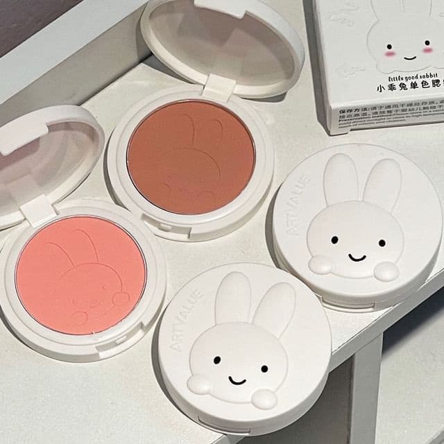 Cute Little Rabbit Blush, #3# Light Gray Pink