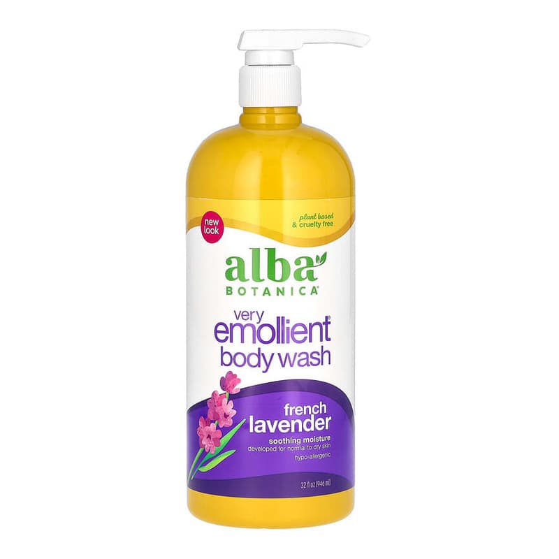 Very Emollient, Body Wash, French Lavender