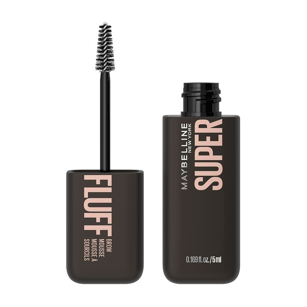 Superfluff Brow Mousse Volumizing Tinted Gel Eyebrow Mascara, Black