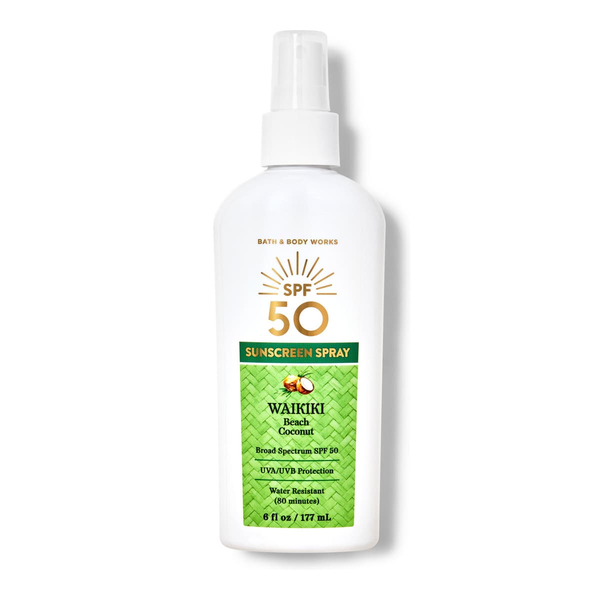 Waikiki Beach Coconut, SPF 50 Spray
