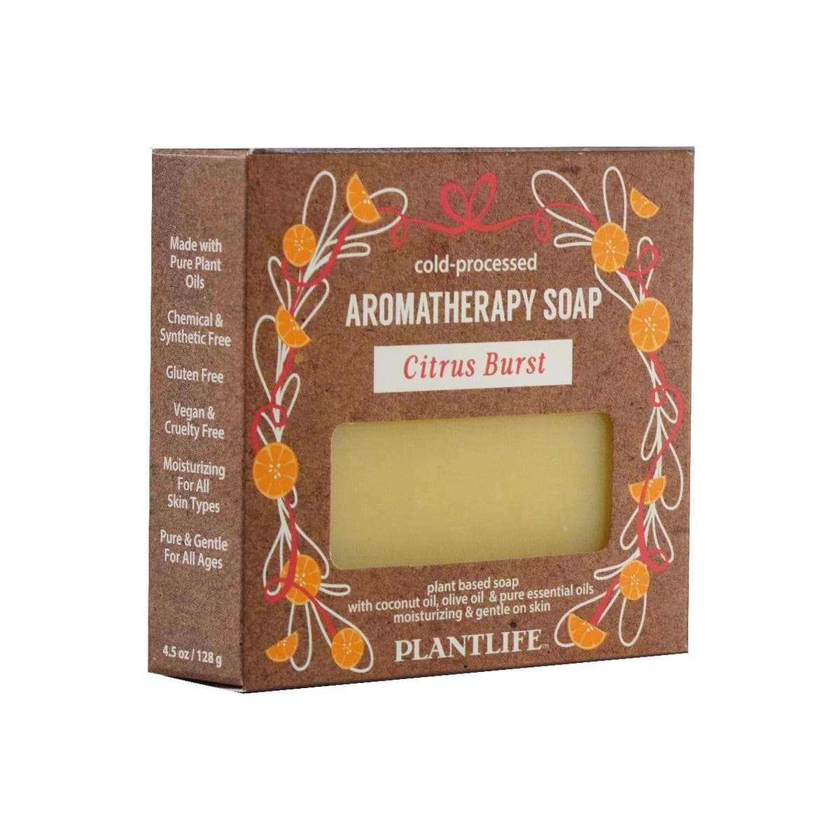 Citrus Burst Bar Soap – Moisturizing, Soothing, Handcrafted, Plant-Based – Made in California