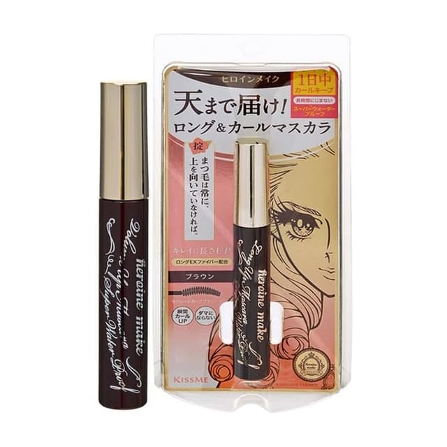 Kiss Me Heroine Make Long Up Mascara, #02 Brown
