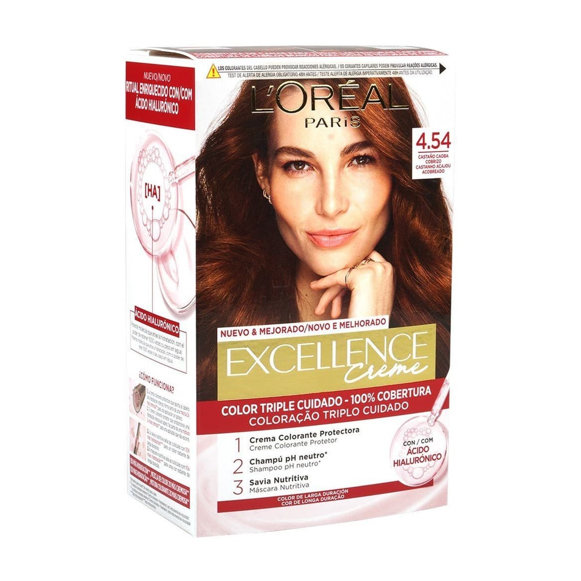Excellence Creme Hair Dye 4.54 Dark Copper Mahogany