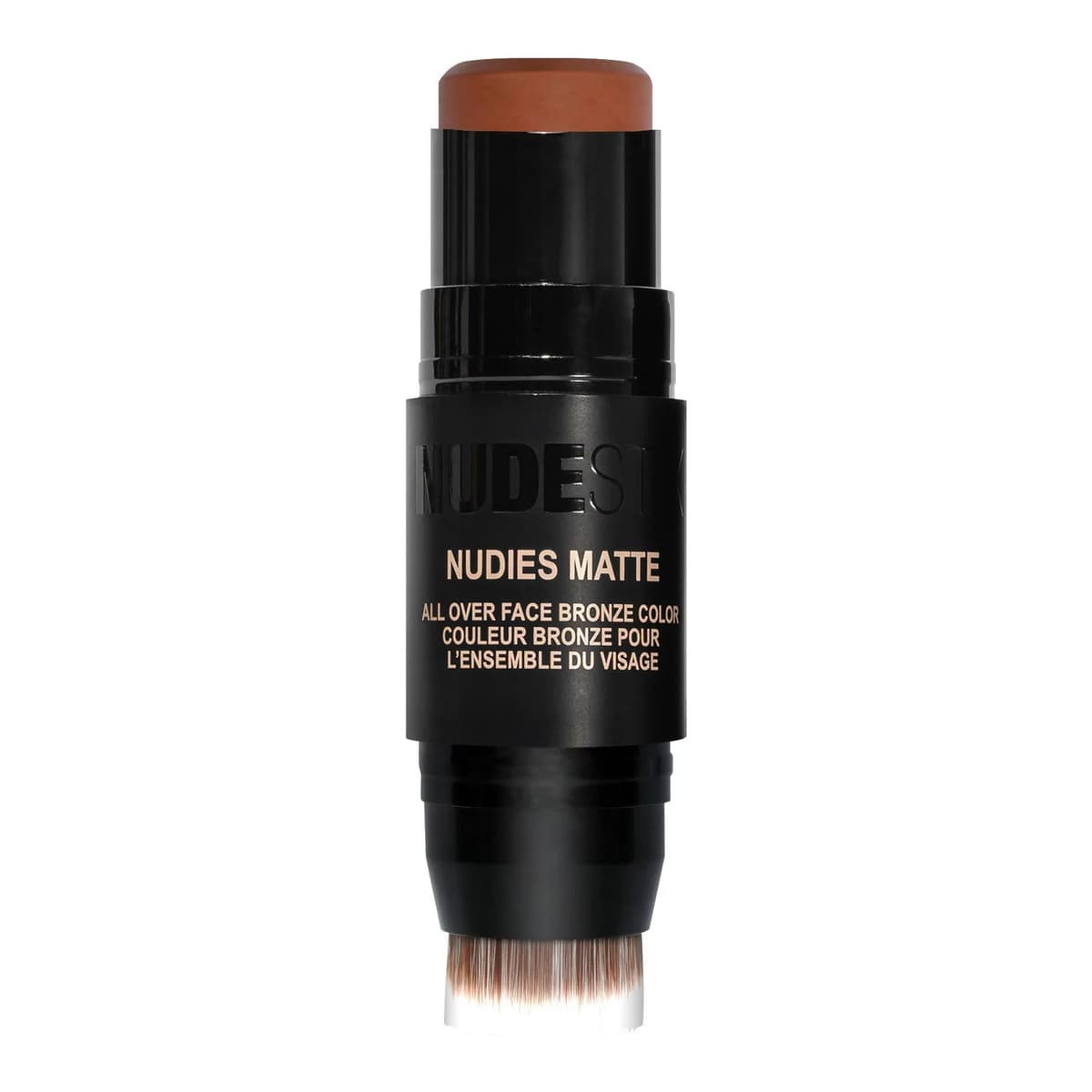 Nudies All Over Face Matte Bronzer, Deep Maple
