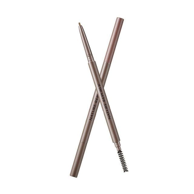 Botanical Micro Slim Brow Pencil, #02 Red Bean Brown