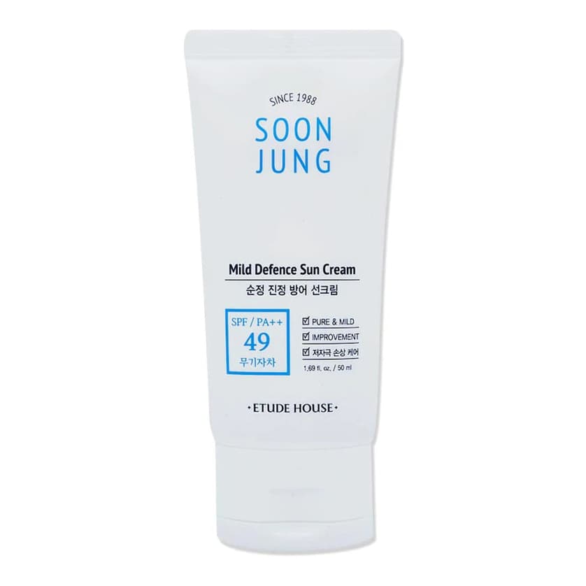 Soon Jung Mild Defence Sun Cream SPF 49 PA++