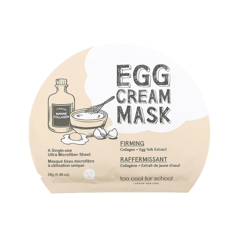 Egg Cream Beauty Mask, Firming