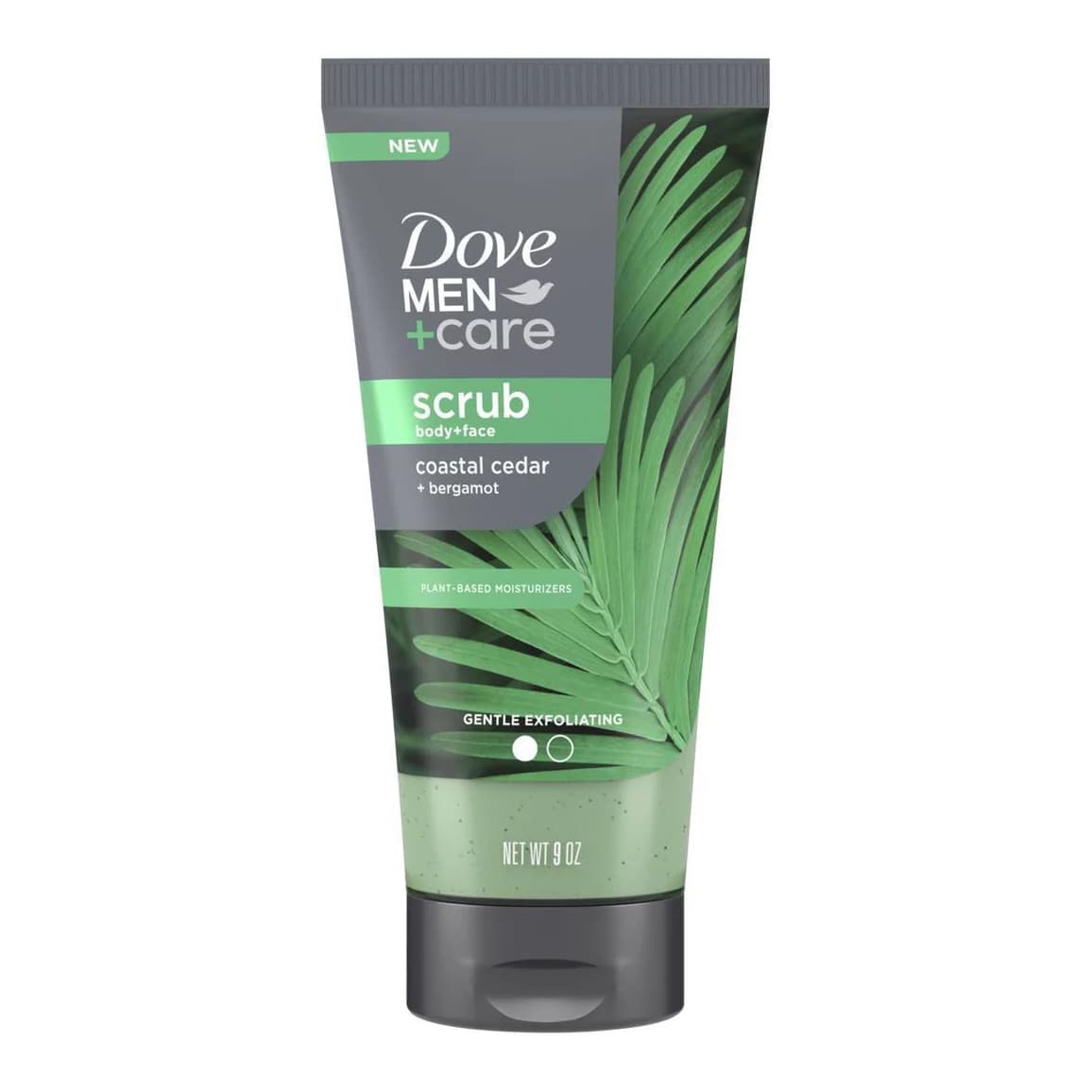 Body & Face Scrub with Plant-Based Moisturizers - Coastal Cedar & Bergamot
