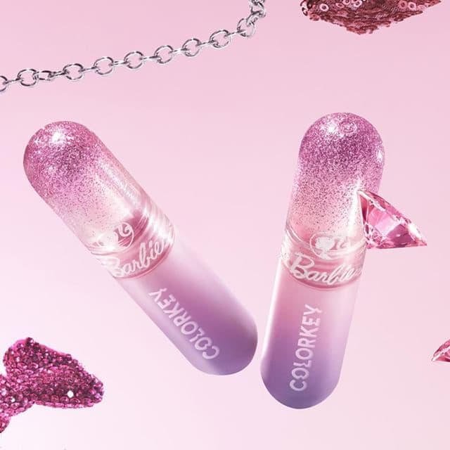 NEW Barbie Series Velvet Mousse Matte Lip Mud, #608 Palm Street View